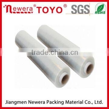 100% virgin lldpe,LLDPE Material and Packaging Film Usage hand roll stretch film