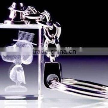 2016 Unique Design Leaf Shape Crystal Keychain photo-2