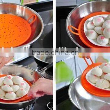 Hotsale Well design silicone Colander steamer