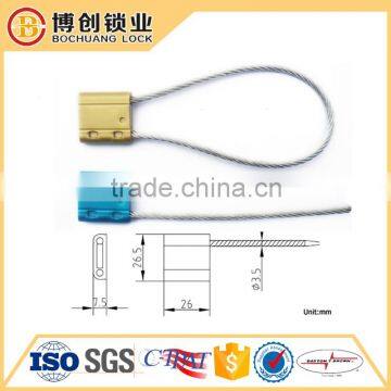 Tamper evident seal steel wire high security cable lock