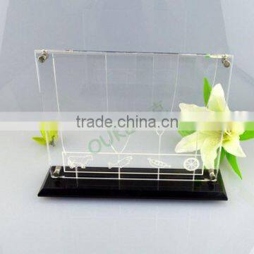 costom clear acrylic modern knife bolck wholeslae