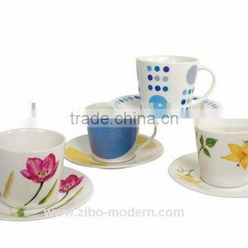 Fine Porcelain Cup & Saucer in Imprint