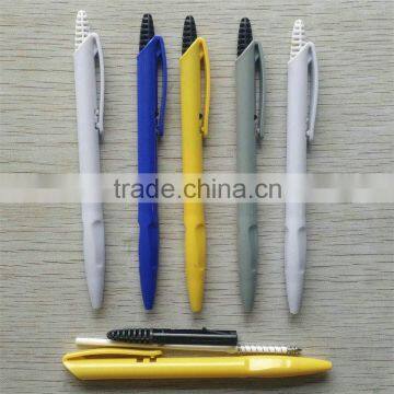 Export Products List Solid Color Barrel and Plunger Custom Logo Plastic Pen photo-3