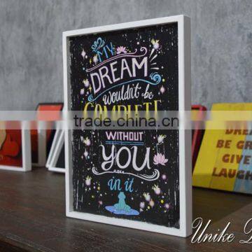 Wooden Vintage Style Sign - Wall Decoration WQ-042 photo-2