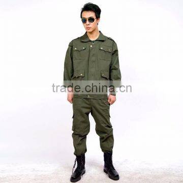 Outdoor Leisure Suit Overalls for Men Green Cotton-padded Jacket photo-4