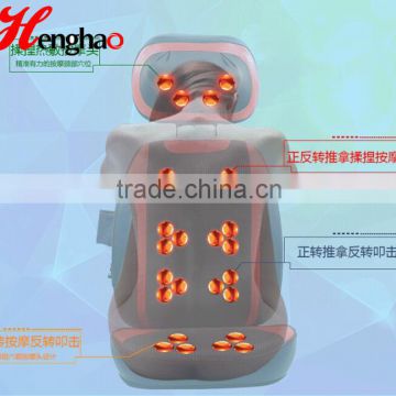 New products kneading massage cushion with infrared heat vibration massage chair seat buttock cushion