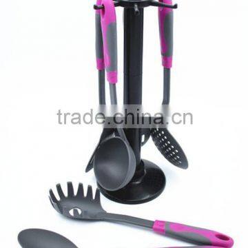 6-Piece Heat-Resistant Utensil Set With Colorful Handle Kitchenware photo-2