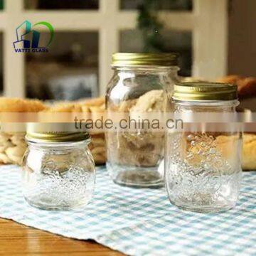 high quality empty clear glass bottles