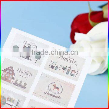 Custom Postage Stamp Design Paper Stickers Decoration Stickers photo-6
