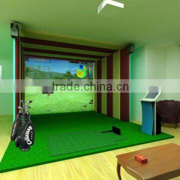 3D screen indoor golf