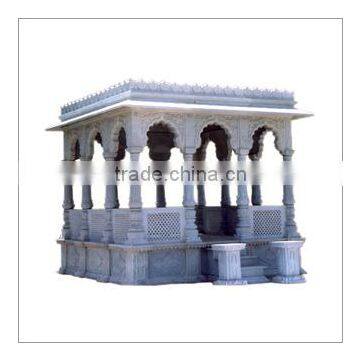 Gray Sandstone Exterior Decorative Pergola