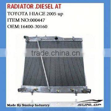 KDH 200 #000447 toyota hiace radiator diesel automatically radiator for hiace 16400-30160