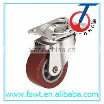 Light Duty Polyurethane Rotating Furniture Hardware Casters and Wheels