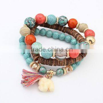 New products 2016 stone tassels fashion bracelet