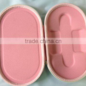 Special pink 1680D lady mirror protection eva case