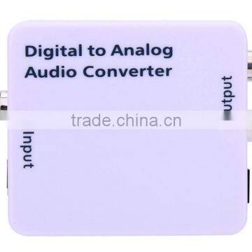 Digital to Analog Audio Converter Adapter RCA Cable USB 2.0 Optical Coaxial Toslink Signal to Analog Audio Converter Adapter