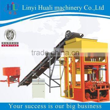 QT4-25C Hydralic Semi Automatic Hollow Block onrete Block Making Machine Fly ash brick making machine qtj4-25