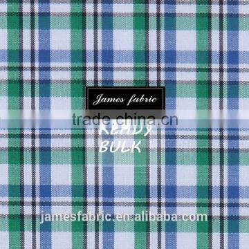 50s Yarn Dyed Cotton Shirting Fabric, Colorful Check/Plaid Fabric, Plain Weaving Fabric photo-3