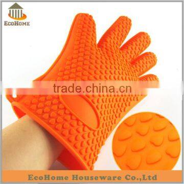 EC008AM factory directly kitchen silicone oven glove with finger