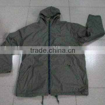 fleece lined raincoat, rain jacket