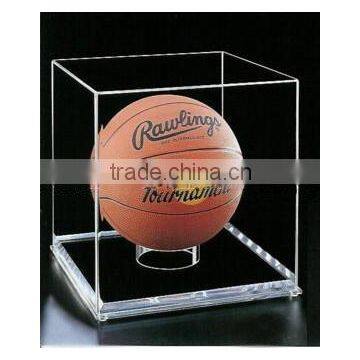 Acrylic basketball display,acrylic sports display,acrylic ball box