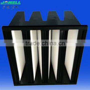 Plastic Frame V-Bank HEPA Filter
