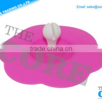 cheap silicone lid, promotional silicone coffee cup lid, cup cover