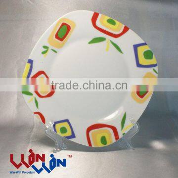 7.5" square plate wwp0081