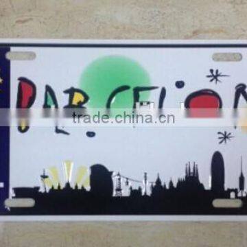 Customized Embossed License Plate, Metal Plate, Metal Sign photo-3