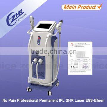 E9S innovation laser hair and tattoo removal machine e light ipl nd yag laser 2 in 1