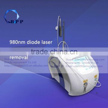 980nm Diode Laser Vascular Remove /High Frequency Spider Vein Removal Machine