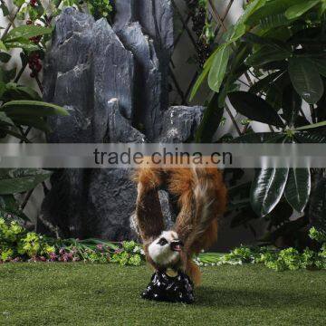 Stand sideway Black Realistic decorative eagle stuffed toy