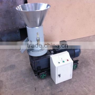 China CE 100kg/hour flat die home use energy wood pellet mill price