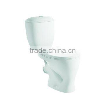 White color two piece ceramic washdown toilet