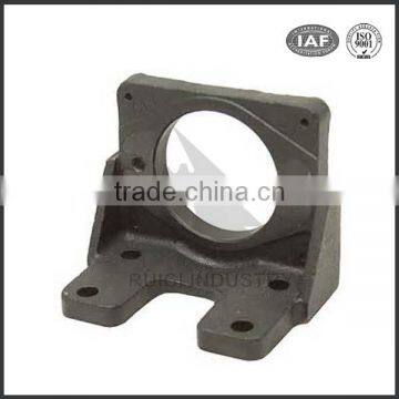 Sand cast custom dalian QT500-7 bearing support bracket for pump