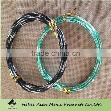 handmade diamond colored aluminum wire