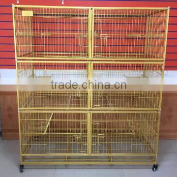 Golden Color Cat Cage For Sale Cheap