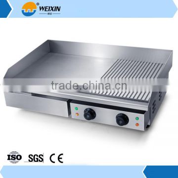 New Design 1/3 Grooved & 2/3 Flat Electric Griddle