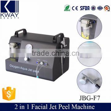 Skin care water jet bar deep cleanses Skin moisturing water oxygen+microdermabrasion machine