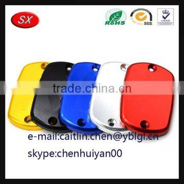 CNC Coationg Anode Aluminum Motrocycle Brake Rectangle Reservoir Cap photo-5