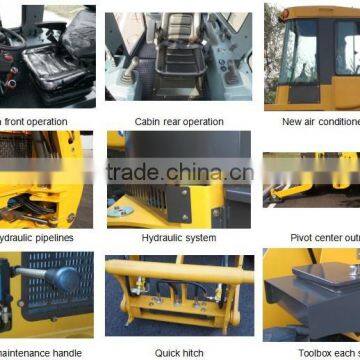 Backhoe Loader With Price 7.9ton 1.5CBM 0.3CBM 83kW AC Pilot Joystick photo-6