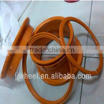 4 pcs tubeless forklift steel wheels