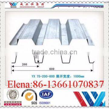 GI Steel Structural Composite Corrugated Metal Floor Decking/steel Floor Decking From China Supplier photo-2