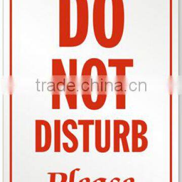 do not disturb sign