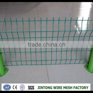 Anping Curved Wire Railway Fence Manufacturer/Peach Shape Post Pvc Coated Steel Welded Fence photo-4