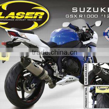 For SUZUKI GSX-R1000 2012- SM Motorcycle Exhaust Pipe LASER HotCam2 DS slip-on muffler