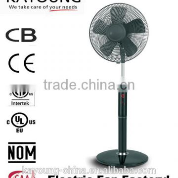 figure 8 oscillation 16 inch LED display remote control electric stand fan