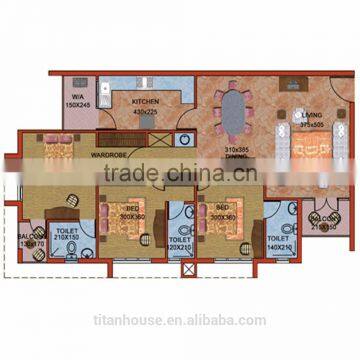 Low Cost Light Steel Prefabricated Bungalow Plans photo-6