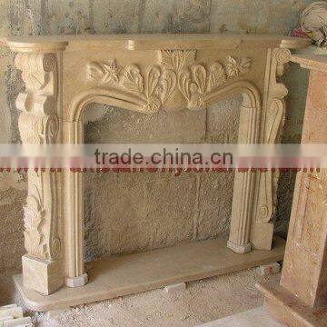 LUXURY DESIGN MARBLE CARVED FIRE PLACES