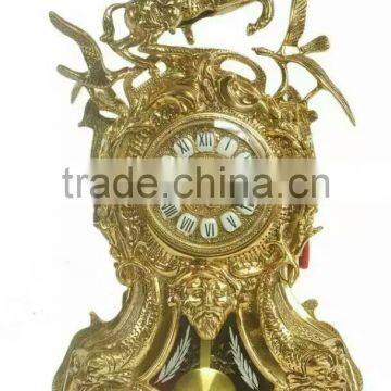 Italian Rococo Style Hanging Wall Clock, Antique Luxury Design Wall Clock photo-4